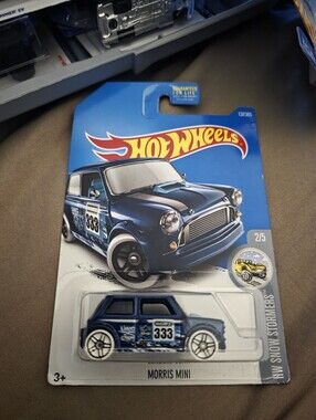 Blue Morris Mini Toy Car - Collectible Kids Toy